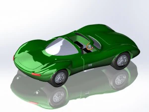 1966 jaguar xj13 3D Print Model