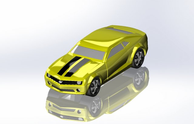 chevrolet camaro 3D-Druckmodell .c4d .max .obj .3ds .fbx .stl .blend 