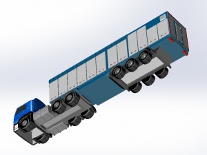 man semi-trailer 3D 프린트 모델