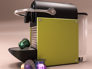 nespresso pixie delonghi 3D Model