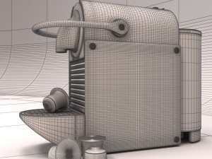 nespresso pixie delonghi 3D Model