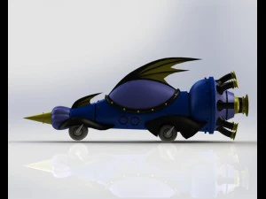 wacky races - the mean machine 3D Print Model