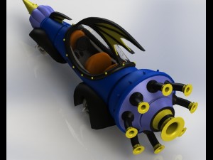 wacky races - the mean machine 3D प्रिंट मॉडल