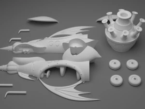 wacky races - the mean machine 3D Print Model
