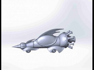 wacky races - the mean machine 3D प्रिंट मॉडल