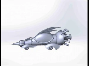 wacky races - the mean machine 3D Print Model