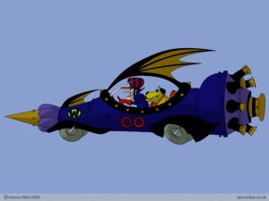 wacky races - the mean machine 3D प्रिंट मॉडल