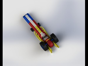 wacky races - the varoom roadster 3D-Druckmodell