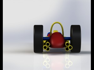 wacky races - the varoom roadster 3D-Druckmodell