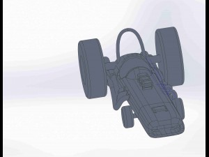 wacky races - the varoom roadster 3D-Druckmodell