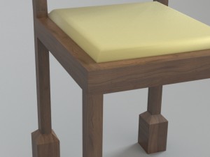 wood chair 3D Model