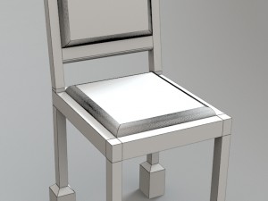 wood chair 3D Model