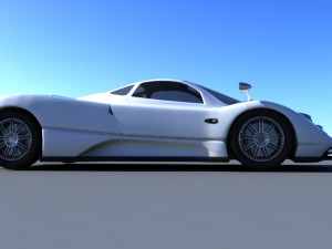 pogani zonda Modelo 3D