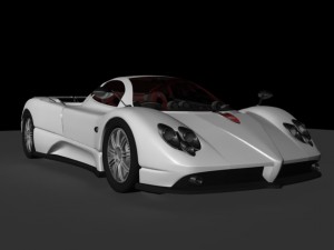 pogani zonda Modelo 3D