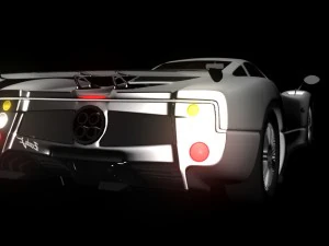 pogani zonda 3D Model