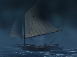 trimaran Modello 3D