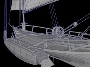 trimaran 3D Model