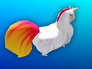 fat unicorn Model 3D