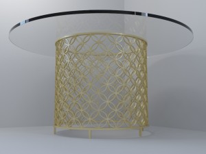 modern table caracole contemporary 3D Model