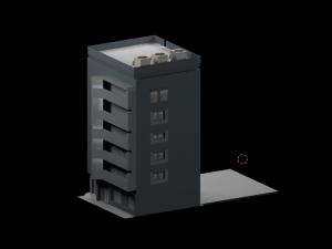 bulding h 3D Model
