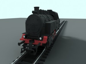locomotive 3D मॉडल
