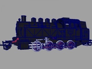 locomotive 3D मॉडल