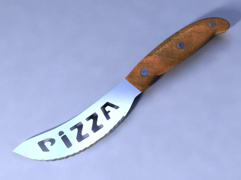 pizza knife 3D Model .c4d .max .obj .3ds .fbx .stl .blend 