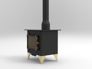 stove 3D मॉडल