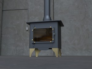 stove 3D Модель