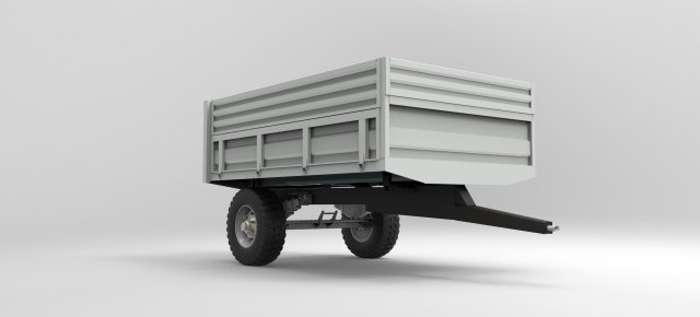 trailer 3D Model .c4d .max .obj .3ds .fbx .stl .blend