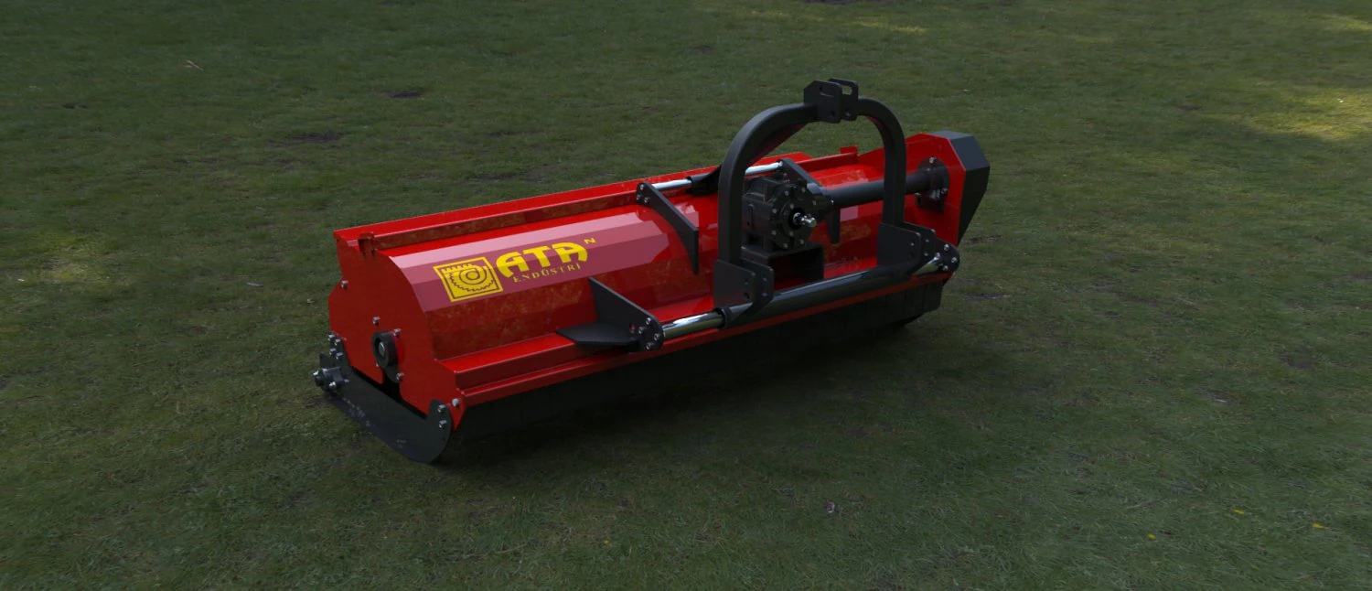 agricultural mulcher 3D Model .c4d .max .obj .3ds .fbx .stl .blend 
