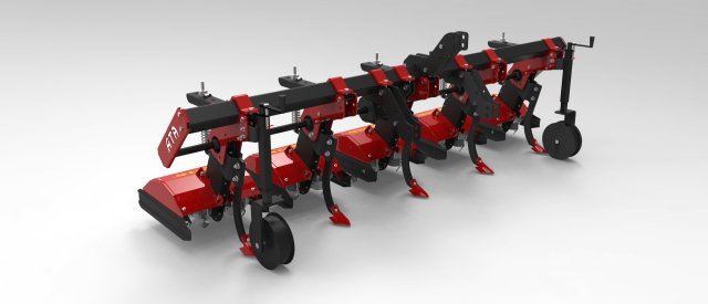 inter-row hoe machinery 3D-Modell .c4d .max .obj .3ds .fbx .stl .blend 
