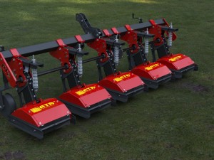 inter-row hoe machinery 3D-Modell
