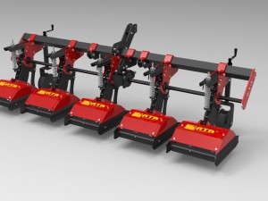 inter-row hoe machinery 3D-Modell
