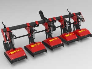 inter-row hoe machinery 3D-Modell