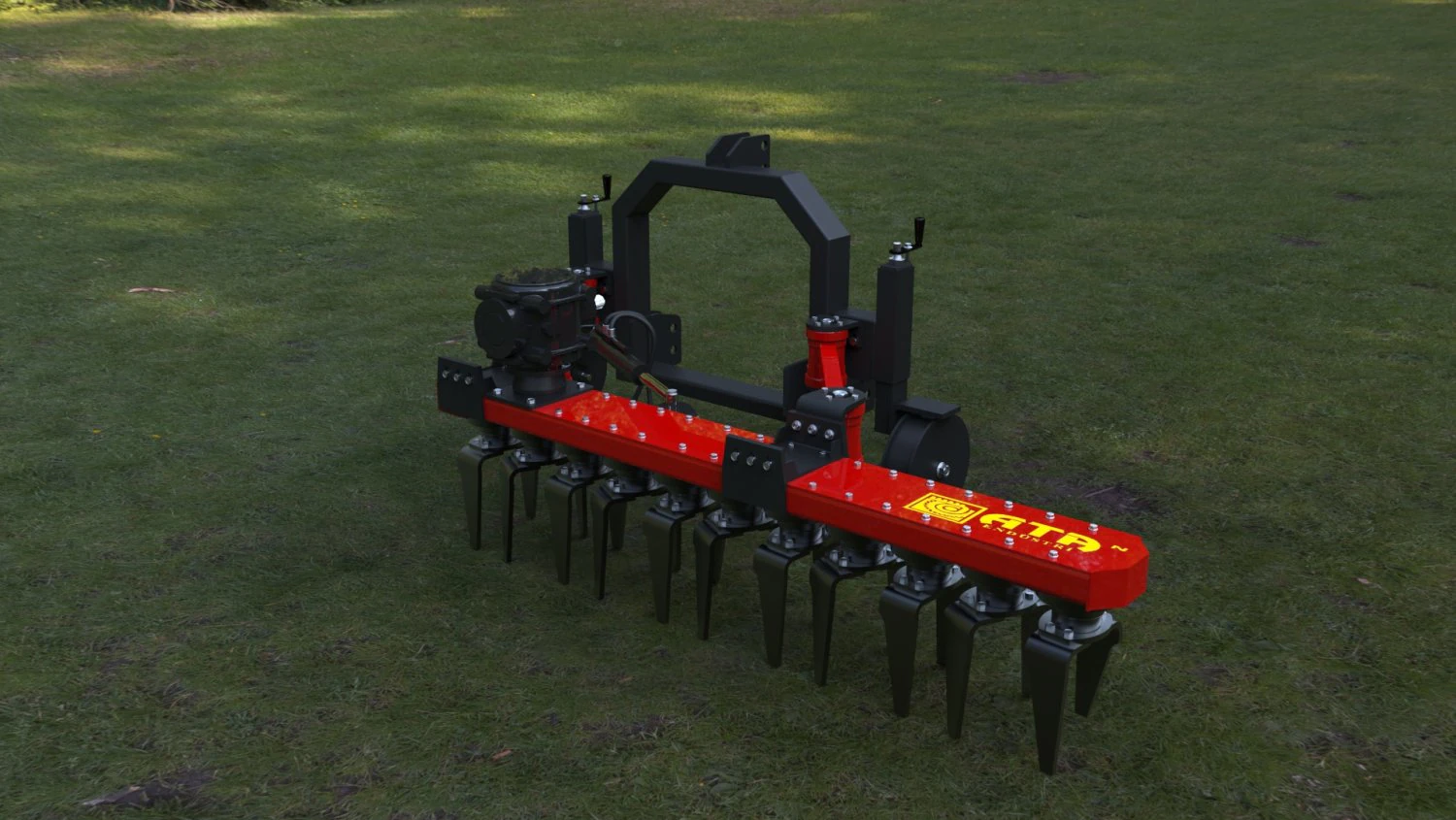 hydraulic shift other rotovator 3D Model .c4d .max .obj .3ds .fbx .stl .blend 
