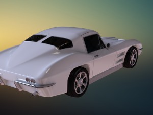 chevrolet corvette stingray 1964 3D Model
