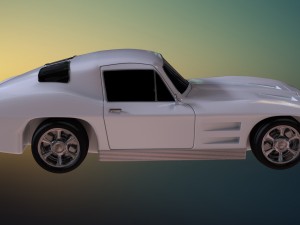 chevrolet corvette stingray 1964 3D Model