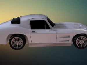 chevrolet corvette stingray 1964 3D Model