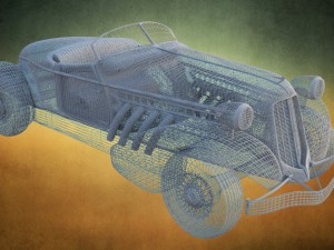 auburn speedster boattail 1934 3D Model