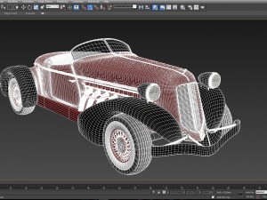 auburn speedster boattail 1934 3D Model