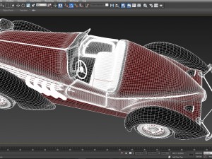 auburn speedster boattail 1934 3D Model