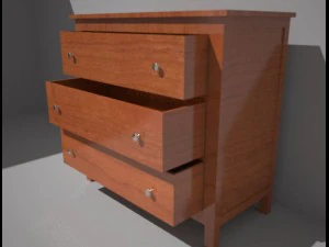 दराज 3D मॉडल