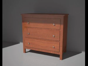 दराज 3D मॉडल