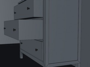 drawer 3D 模型