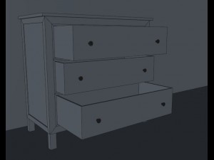 drawer 3D 模型