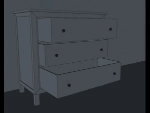 दराज 3D मॉडल