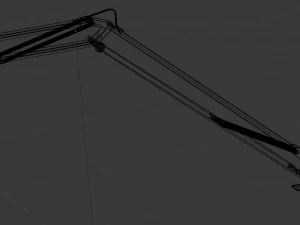 Architecture desk lamp 3D Model