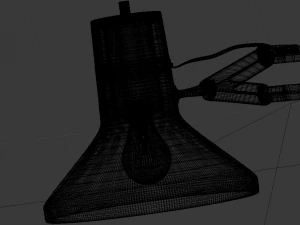 Architecture desk lamp 3D Model
