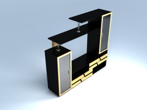 tv cabinet venice 3D Модель
